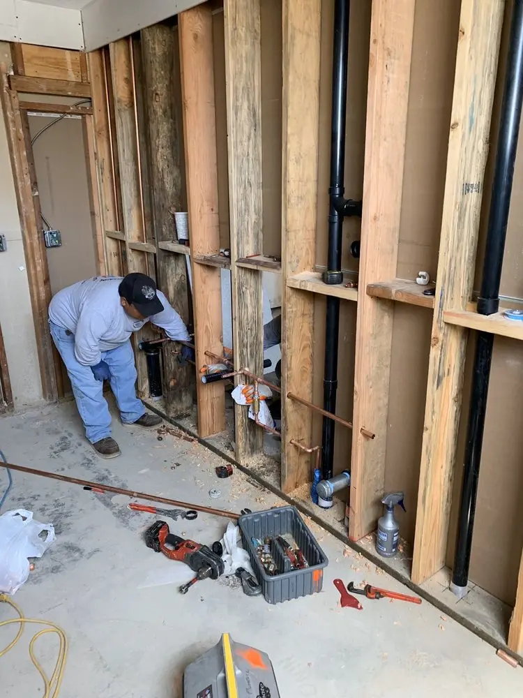 Commercial rough-in plumbing for Gas Line Repair in Bridlewood